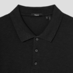 Theory Men Cosmos Bron Polo Tee - Black