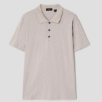 Theory Men Cosmos Bron Polo Tee - Earl Grey