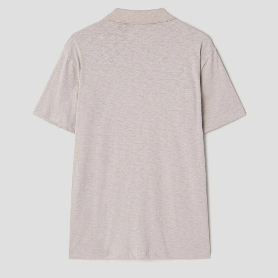 Theory Men Cosmos Bron Polo Tee - Earl Grey