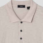 Theory Men Cosmos Bron Polo Tee - Earl Grey