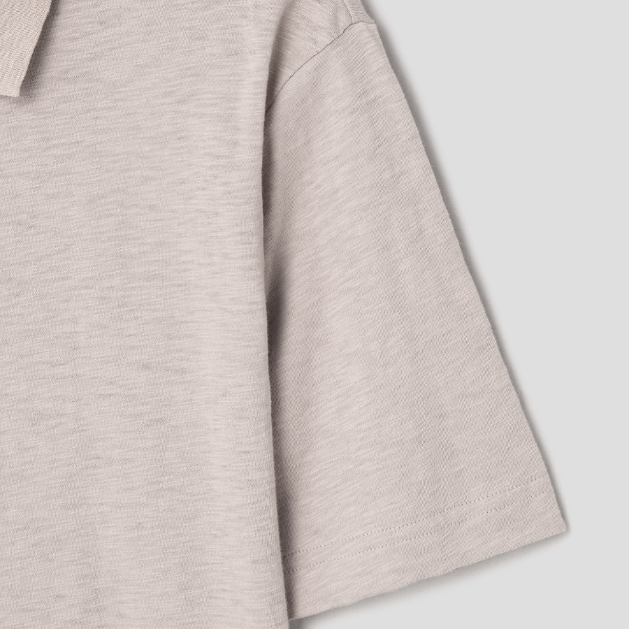 Theory Men Cosmos Bron Polo Tee - Earl Grey