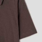 Theory Men Cosmos Bron Polo Tee - Dark Mocha