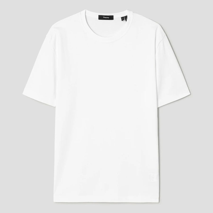 Theory Men Clinton Knit Dorian Tee - White