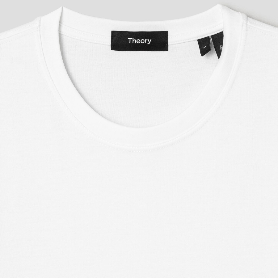 Theory Men Clinton Knit Dorian Tee - White