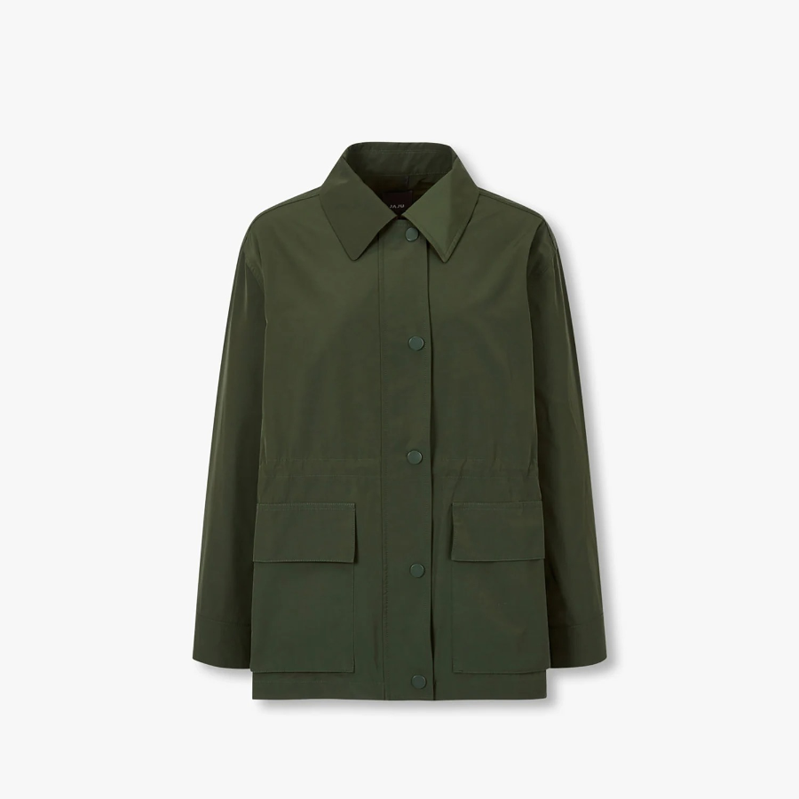 JAJU Pocket Half Jumper – Khaki