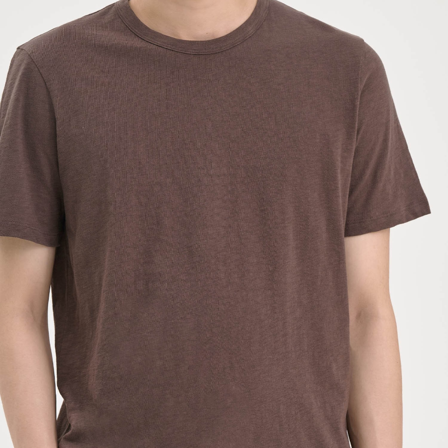 Theory Men Cosmos Essential Tee - Dark Mocha