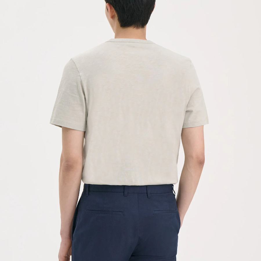 Theory Men Cosmos Essential Tee - Light Greenstone