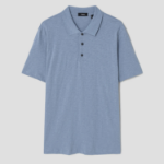 Theory Men Cosmos Bron Polo Tee - Rainstorm