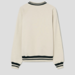 ami (Unisex) Ws Patch Knit Jumper – Off-White