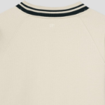 ami (Unisex) Ws Patch Knit Jumper – Off-White