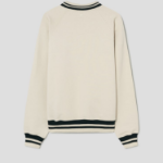 ami (Unisex) Ws Patch Knit Jumper – Off-White