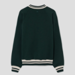 ami (Unisex) Ws Patch Knit Jumper – Vert Foncé