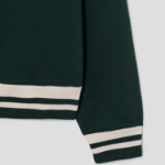 ami (Unisex) Ws Patch Knit Jumper – Vert Foncé