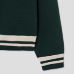 ami (Unisex) Ws Patch Knit Jumper – Vert Foncé