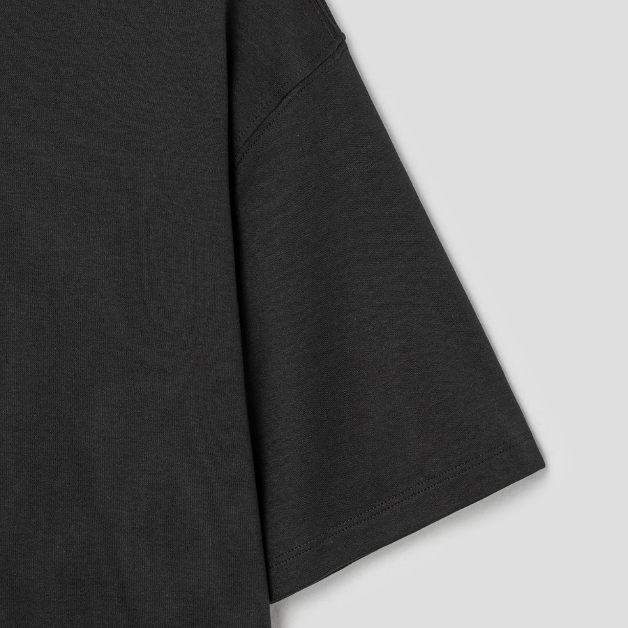 Theory Men Clinton Knit Relaxed Tee - Dark Charcoal