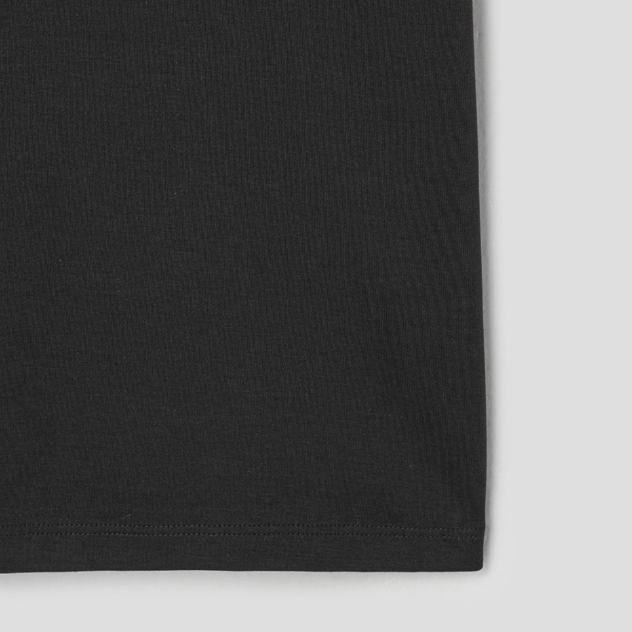 Theory Men Clinton Knit Relaxed Tee - Dark Charcoal