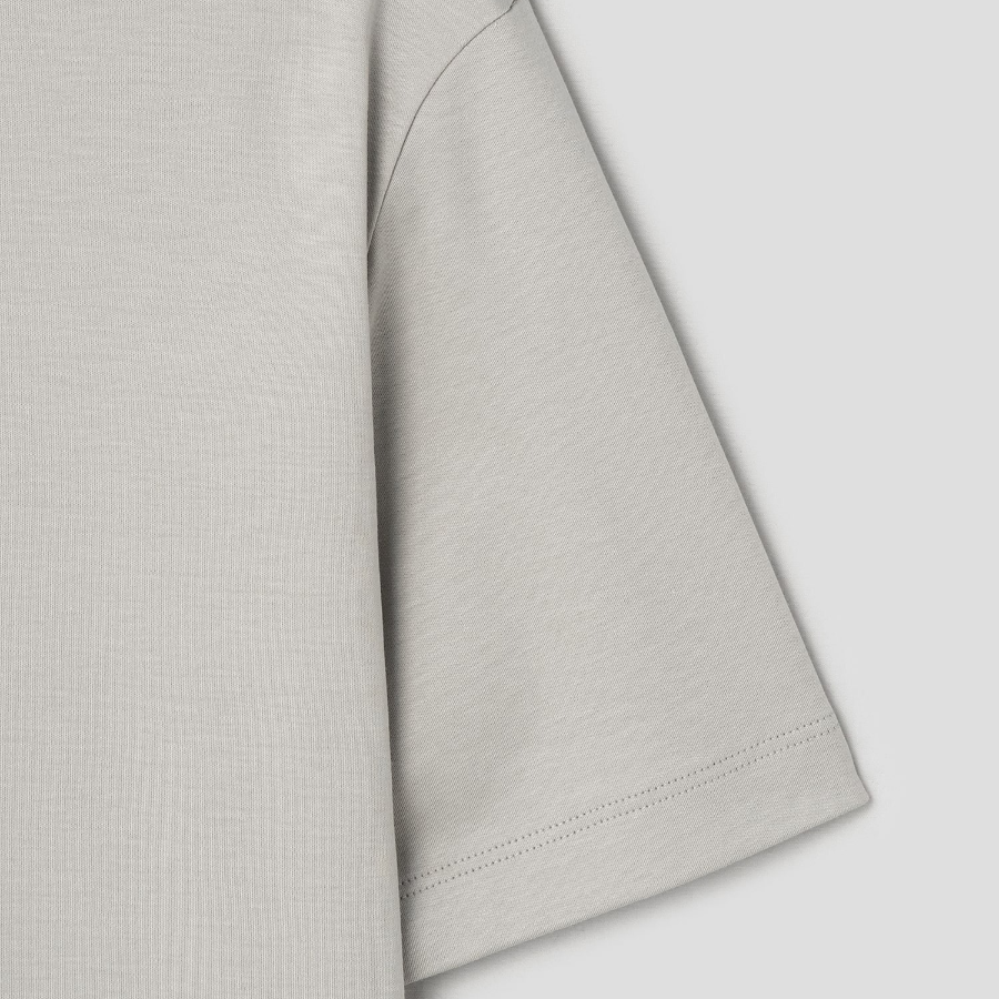 Theory Men Clinton Knit Dorian Tee - Light Greenstone