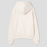 ami (Unisex) Ami Paris Croche Hoodie – White Cream