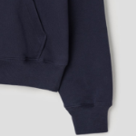 ami (Unisex) Ami Paris Croche Hoodie – Navy Blue