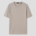 Theory Men Clinton Knit Dorian Tee - Earl Grey