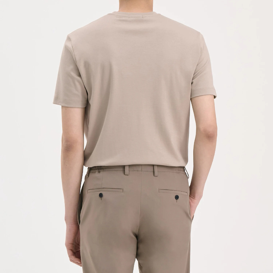 Theory Men Clinton Knit Dorian Tee - Earl Grey