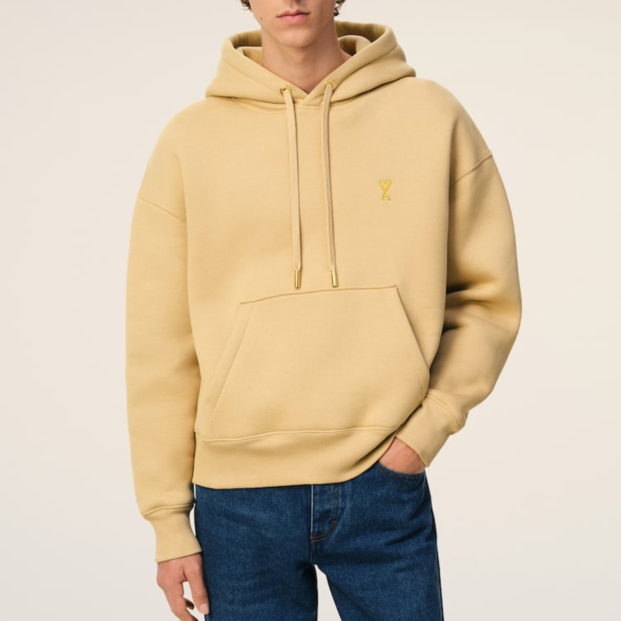 ami (Unisex) Gold Adc Hoodie – Sand