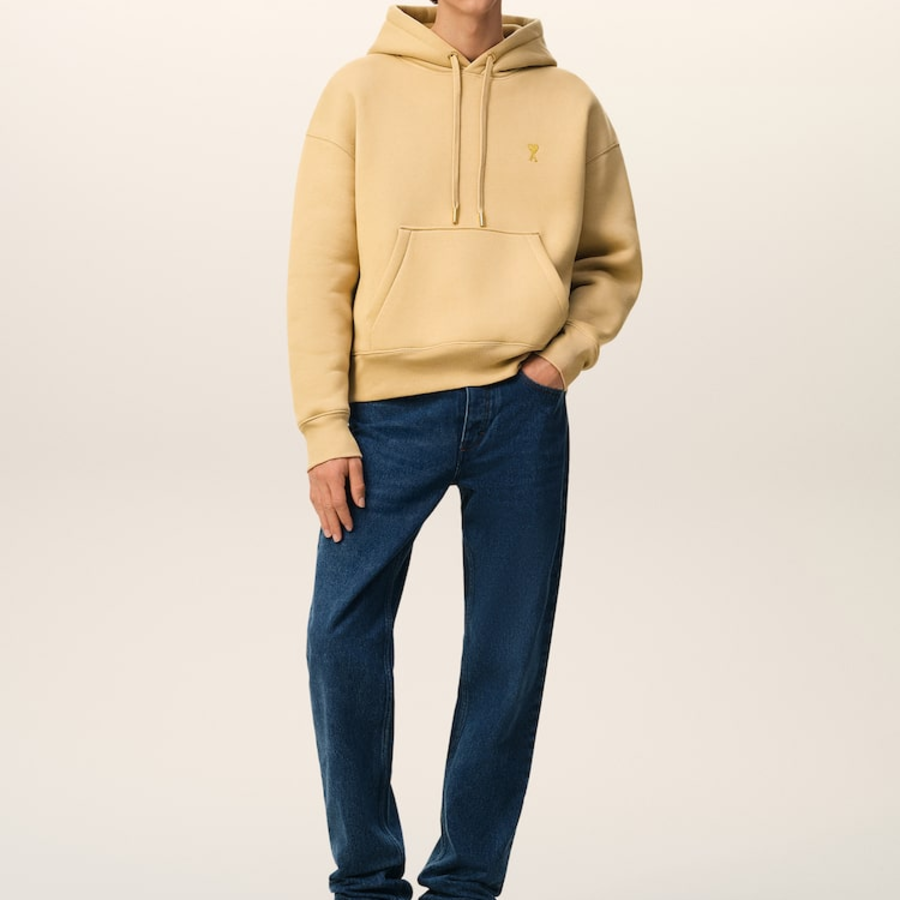 ami (Unisex) Gold Adc Hoodie – Sand