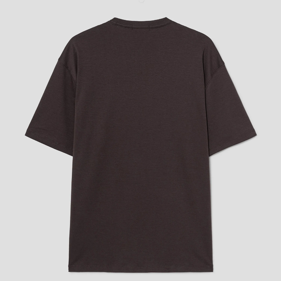 Theory Men Clinton Knit Relaxed Tee - Dark Mocha