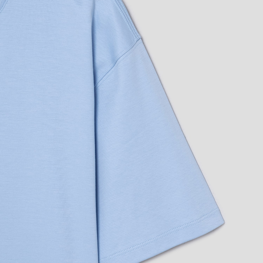 Theory Men Clinton Knit Relaxed Tee - Clear Sky