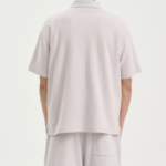 Theory Men Surf Terry Kyrie Polo Tee - Fog