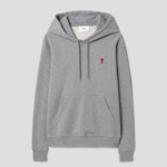 ami (Unisex) Small Adc Hoodie – Heather Grey