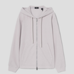 Theory Men Surf Terry Allons Hoodie - Fog