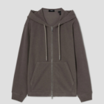 Theory Men Surf Terry Allons Hoodie - Walnut