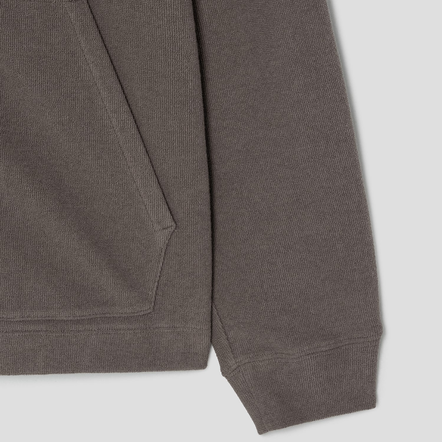 Theory Men Surf Terry Allons Hoodie - Walnut