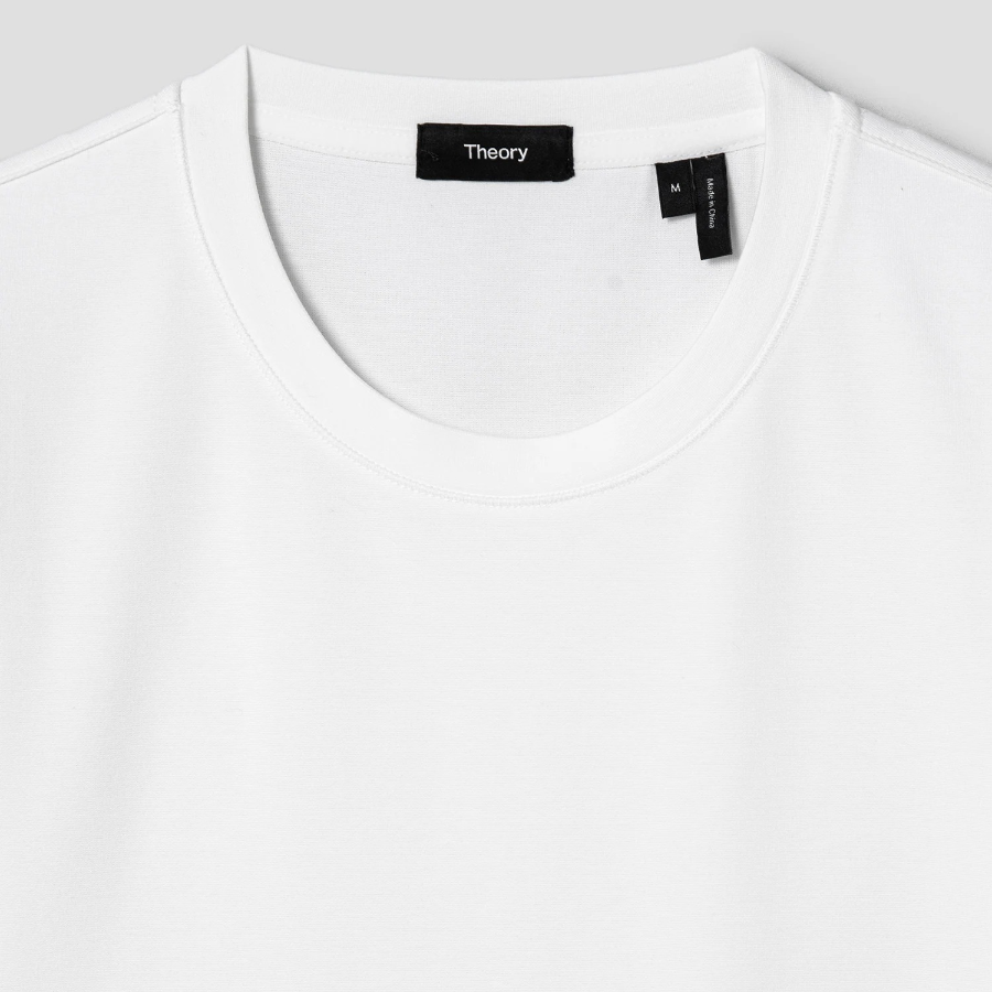 Theory Men Relay Jersey Ryder Tee - White