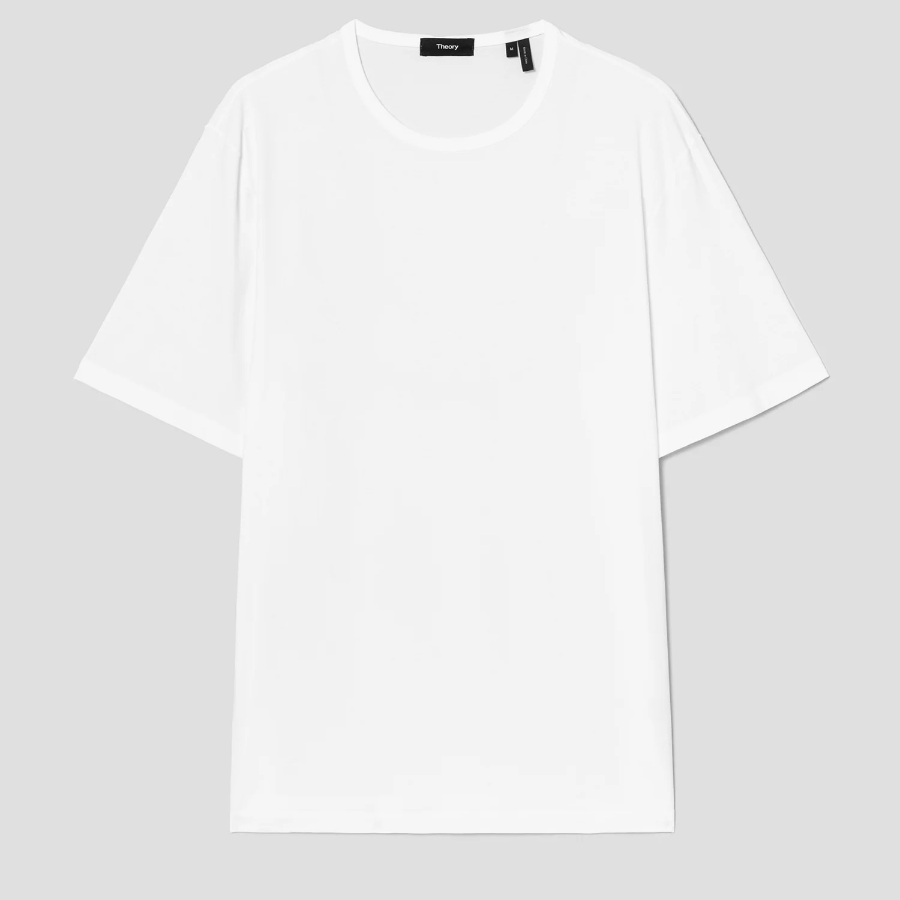 Theory Men Perform Jersey Perform Tee - White