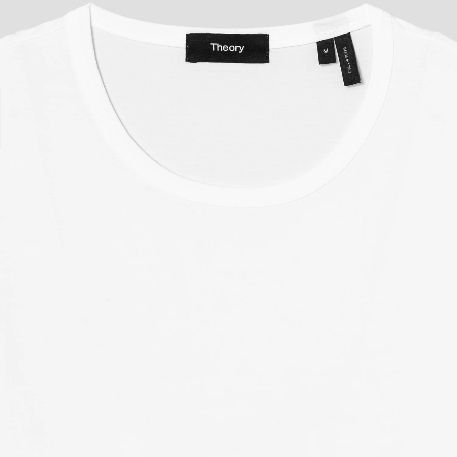 Theory Men Perform Jersey Perform Tee - White