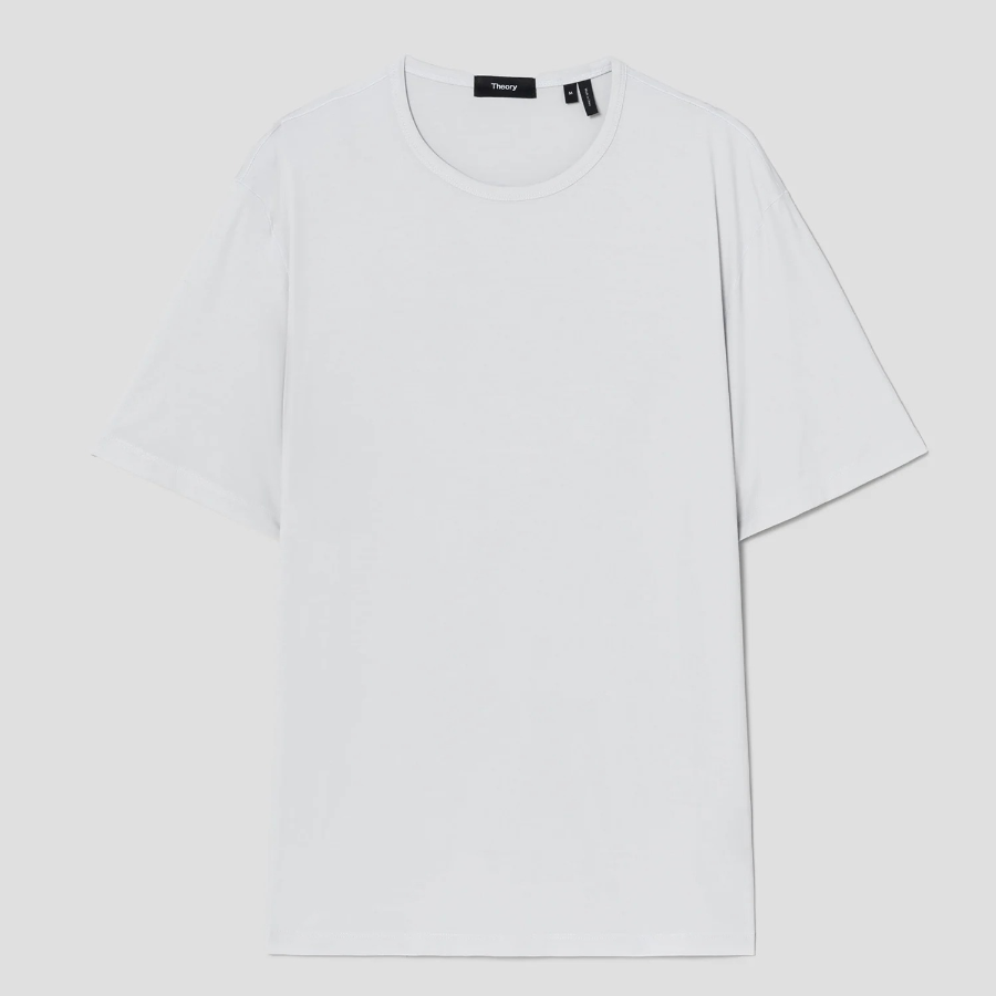 Theory Men Perform Jersey Perform Tee - Fog