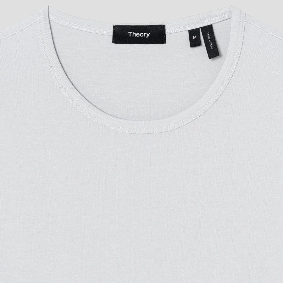 Theory Men Perform Jersey Perform Tee - Fog