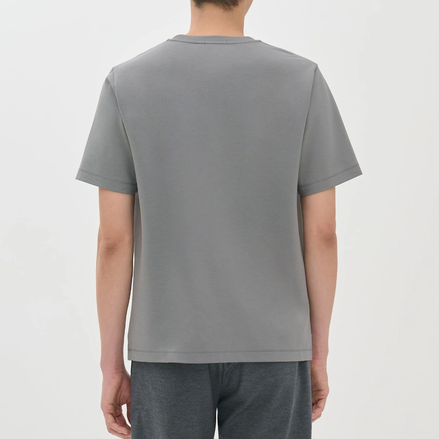 Theory Men Relay Jersey Ryder Tee - Soft Grey