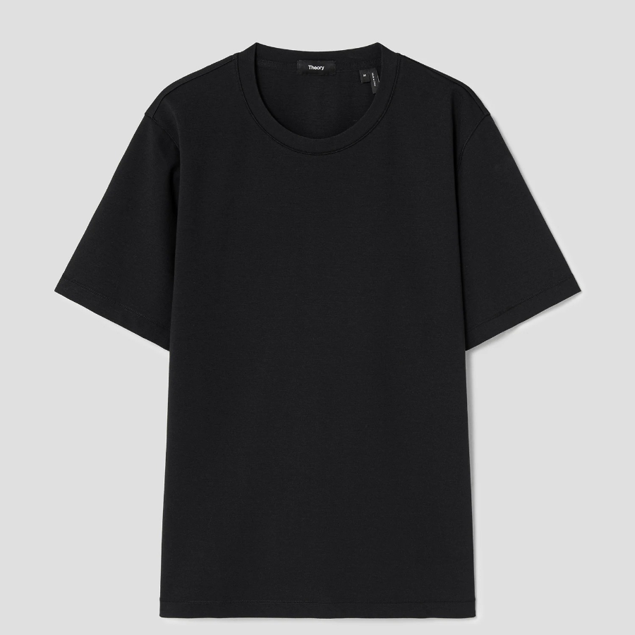 Theory Men Relay Jersey Ryder Tee - Black