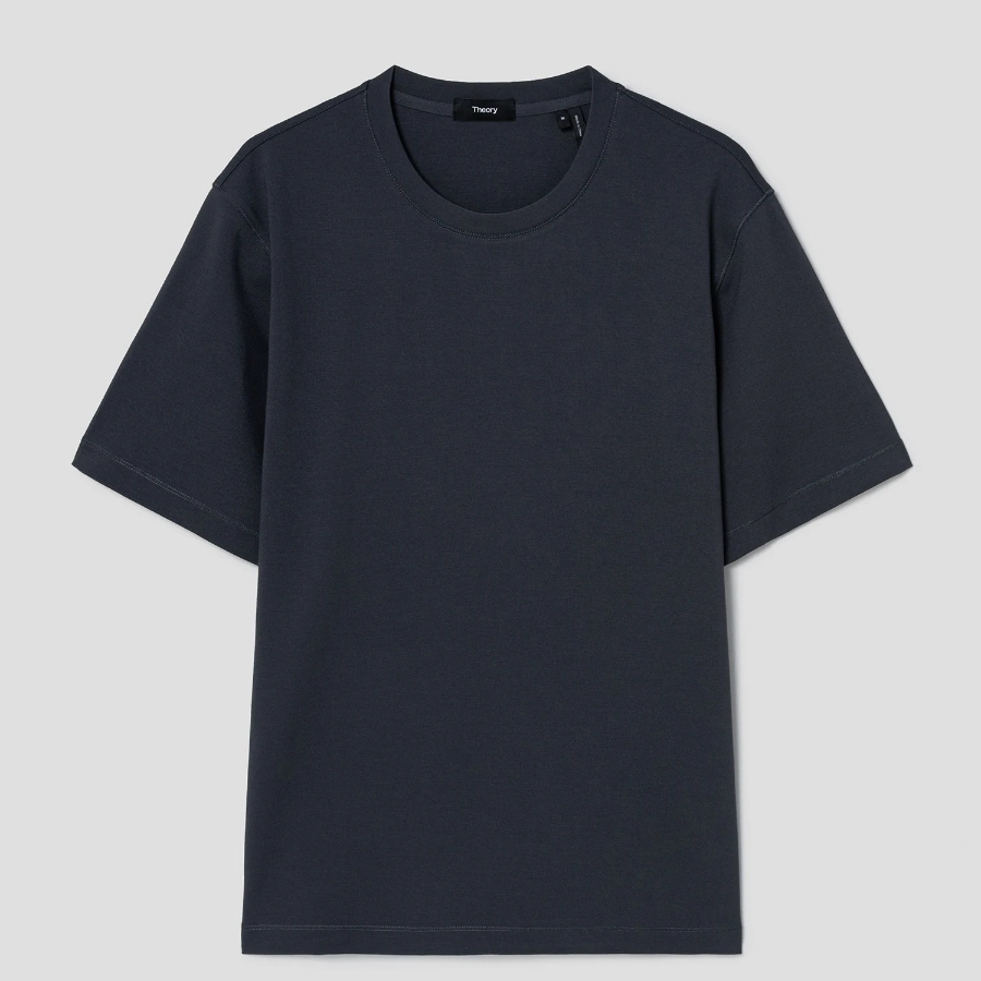 Theory Men Relay Jersey Ryder Tee - Basalt