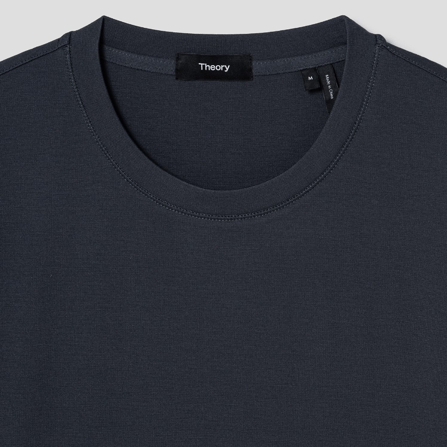 Theory Men Relay Jersey Ryder Tee - Basalt