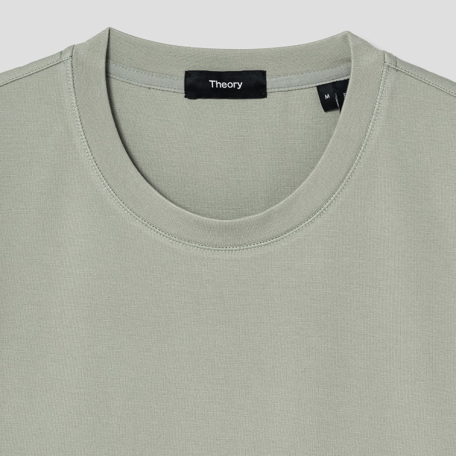 Theory Men Relay Jersey Ryder Tee - Greenstone
