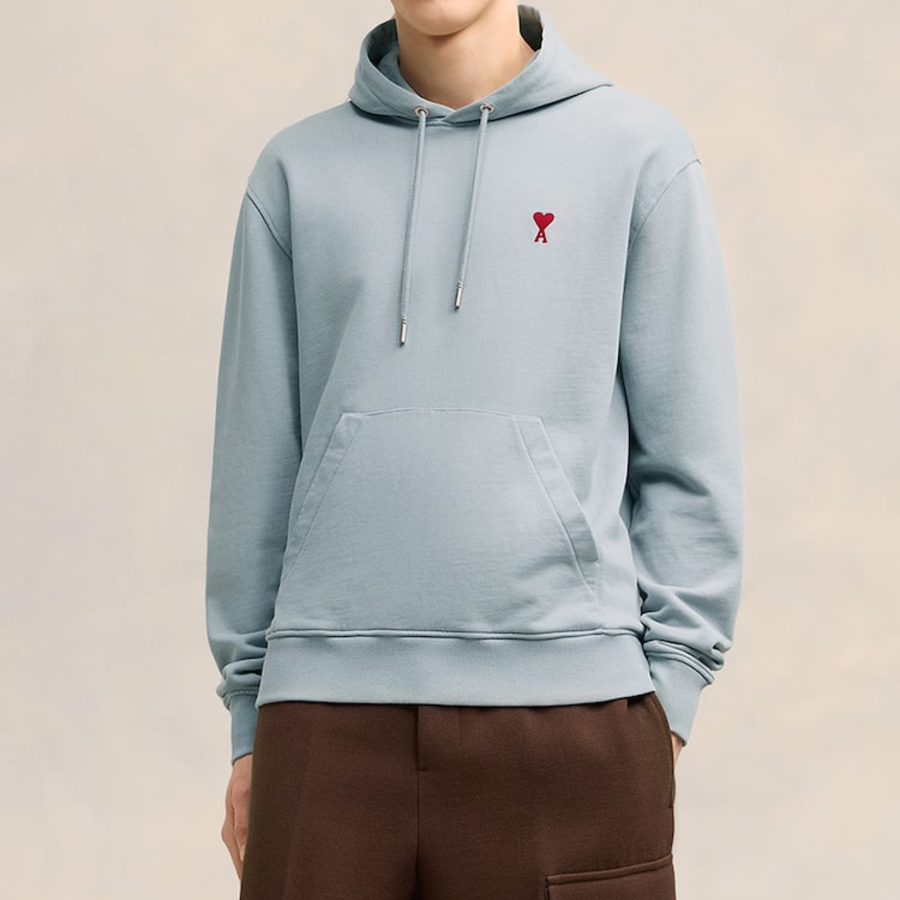 ami (Unisex) Small Adc Hoodie – Blue