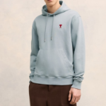 ami (Unisex) Small Adc Hoodie – Blue