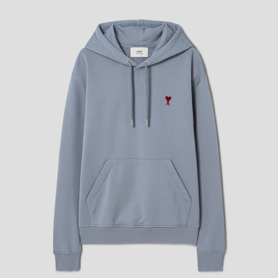 ami (Unisex) Small Adc Hoodie – Blue