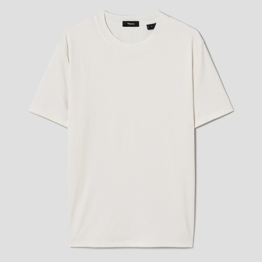 Theory Men Anemone Milano Sarior Tee - Winter White