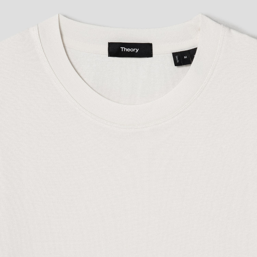 Theory Men Anemone Milano Sarior Tee - Winter White
