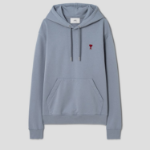 ami (Unisex) Small Adc Hoodie – Blue